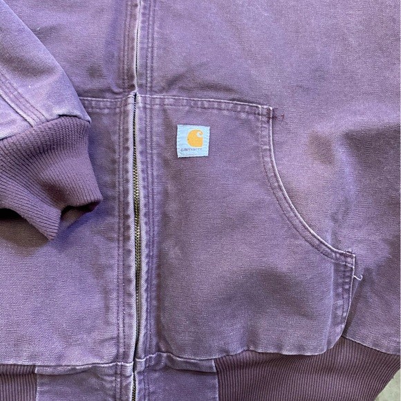 Great condition women’s XL 16/18 PLUM purple quilted zip up - Picture 10 of 15